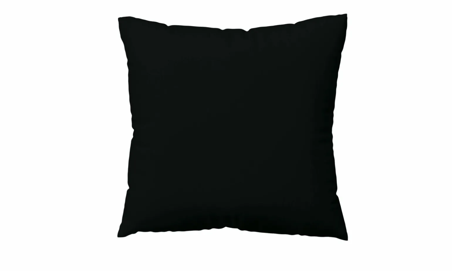 schlafgut WOVEN-SATIN-Kissenbezug schwarz