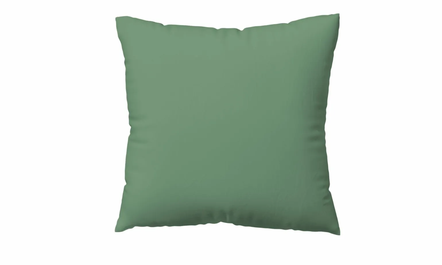 schlafgut WOVEN-SATIN-Kissenbezug grün