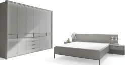 Schlafzimmer grau