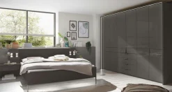 Schlafzimmer grau