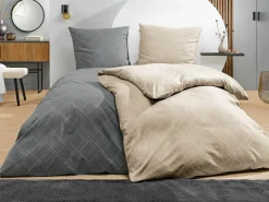 SCHÖNER WOHNEN Bettwäsche grau