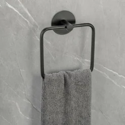 SCHÖNER WOHNEN .Handtuchring schwarz