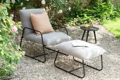 SCHÖNER WOHNEN Hocker schwarzbeige