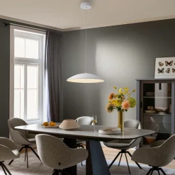 SCHÖNER WOHNEN LED-Pendelleuchte 1flg weiß