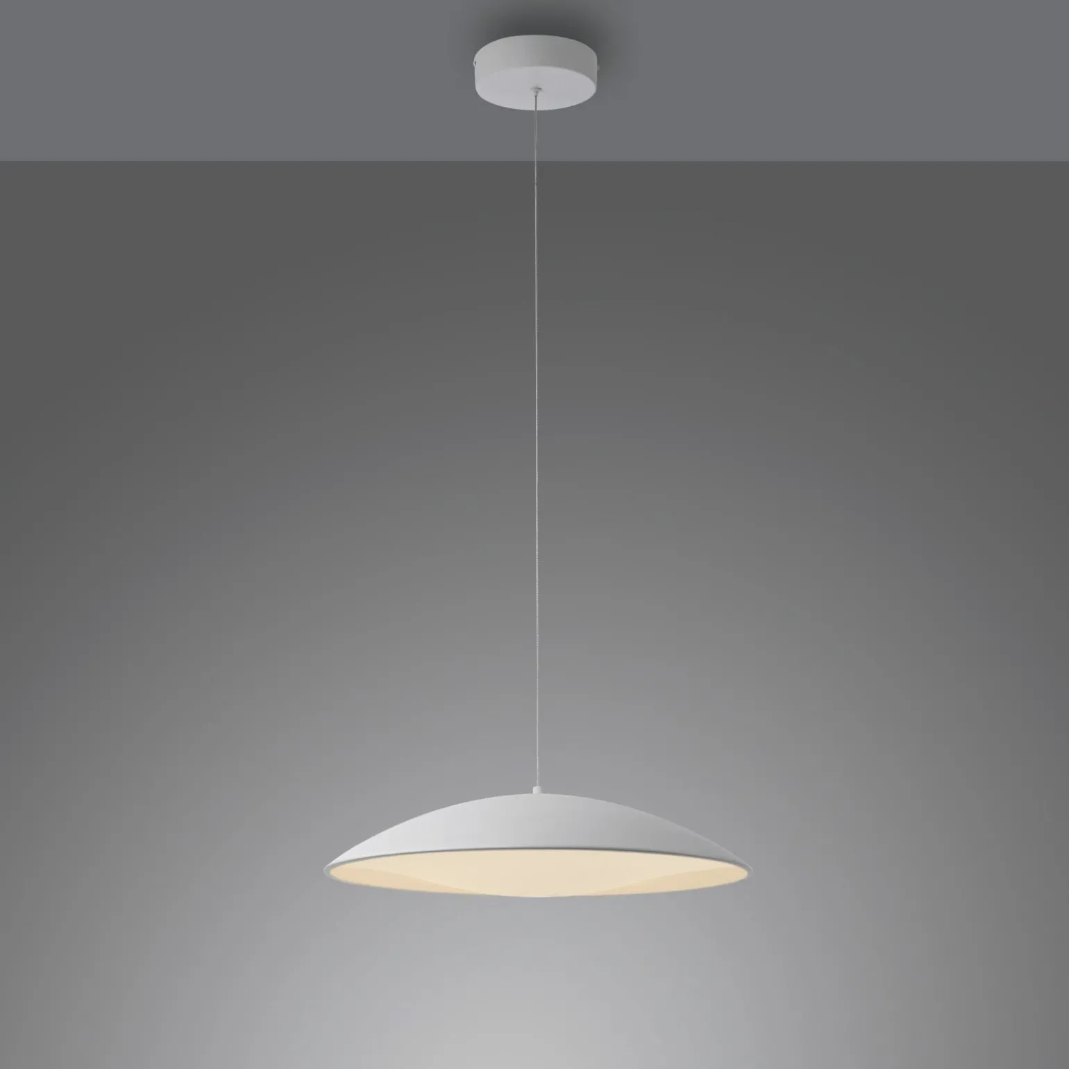 SCHÖNER WOHNEN LED-Pendelleuchte 1flg weiß