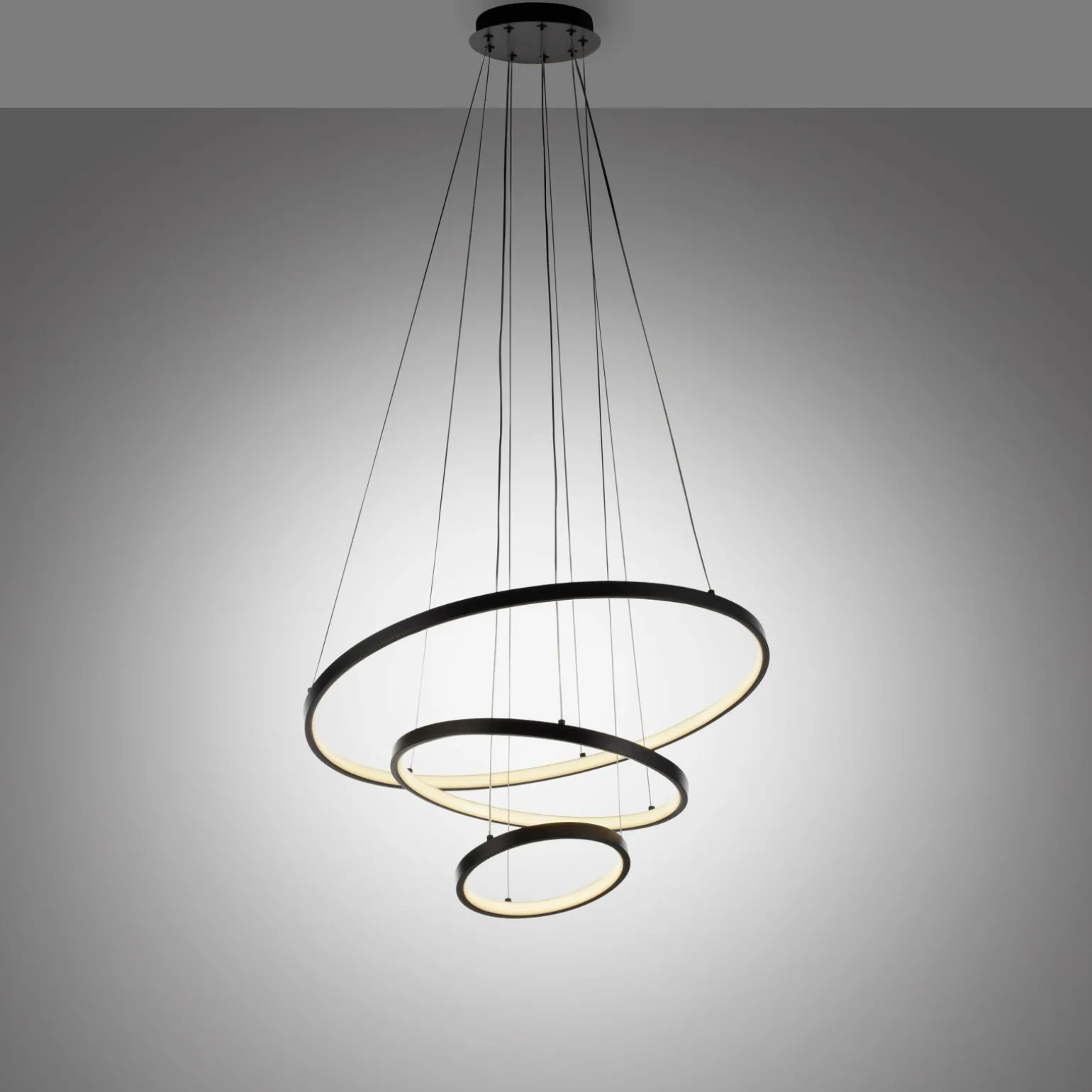 SCHÖNER WOHNEN LED-Pendelleuchte 1flg schwarz