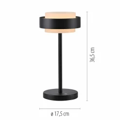SCHÖNER WOHNEN LED-Tischleuchte 1flg schwarz