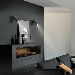 SCHÖNER WOHNEN LED-Wand-u. Deckenleuchte 1flg schwarz