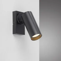 SCHÖNER WOHNEN LED-Wand-u. Deckenleuchte 1flg schwarz