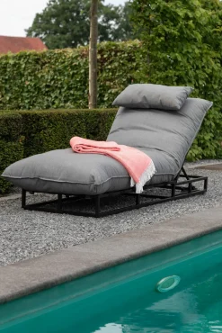 SCHÖNER WOHNEN Liege schwarz