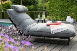 SCHÖNER WOHNEN Liege schwarz