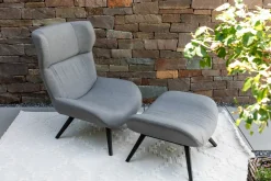 SCHÖNER WOHNEN Ohrensessel grauschwarz