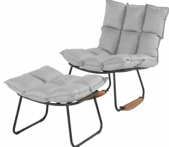 SCHÖNER WOHNEN Schaukelstuhl schwarz