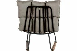 SCHÖNER WOHNEN Schaukelstuhl schwarzbeige