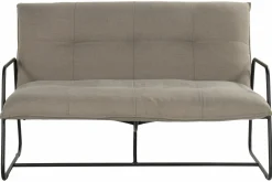 SCHÖNER WOHNEN 2-Sitzer Sofa beigeschwarz