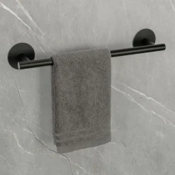 SCHÖNER WOHNEN SW Badetuchstange Uno 40cm schwarz