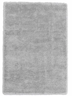 SCHÖNER WOHNEN Webteppich silberfarben