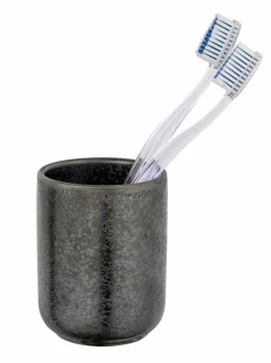 SCHÖNER WOHNEN Zahnputzbecher grau