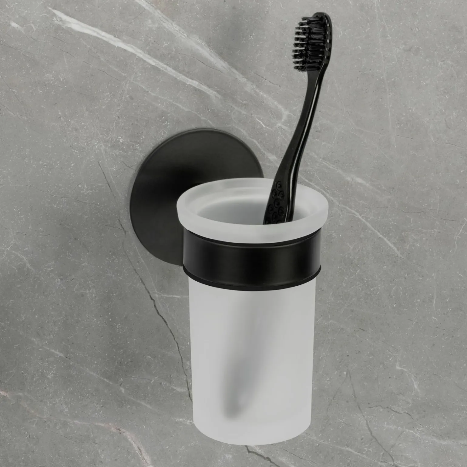 SCHÖNER WOHNEN Zahnputzbecher schwarz