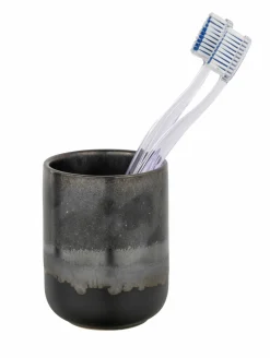 SCHÖNER WOHNEN Zahnputzbecher grau