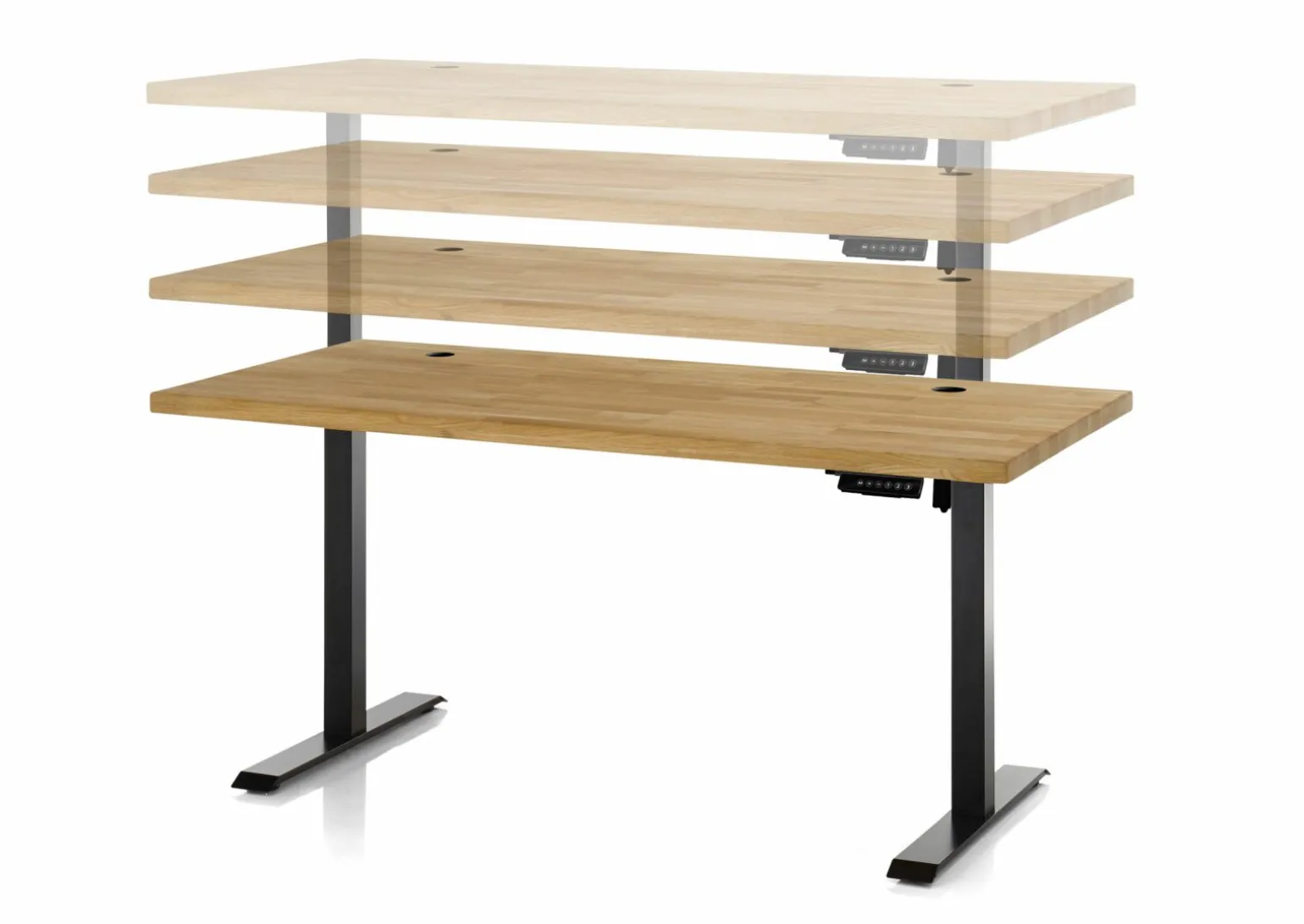 Schreibtisch elektronisch braun