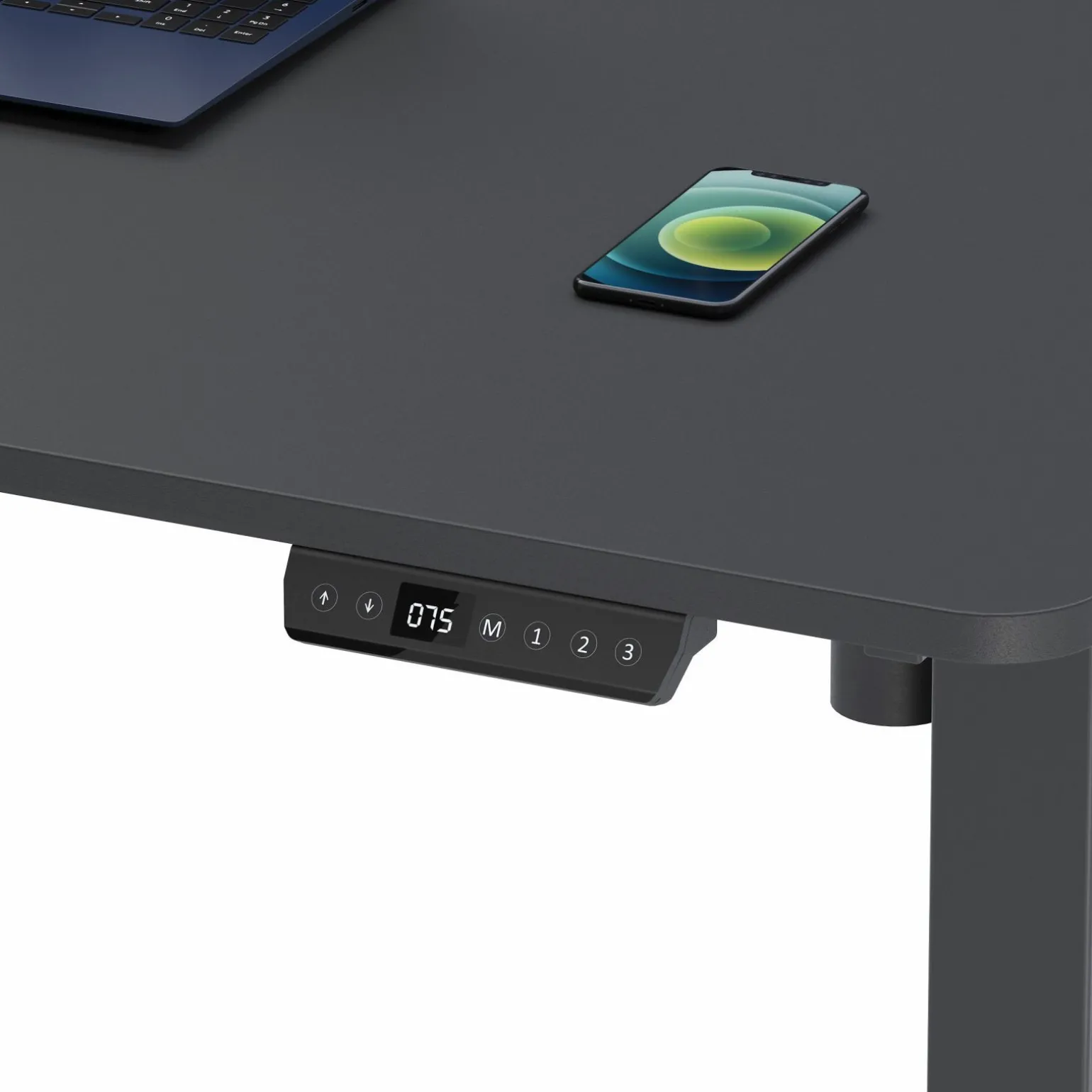 Schreibtisch elektronisch schwarz