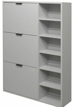 Schuhschrank grau