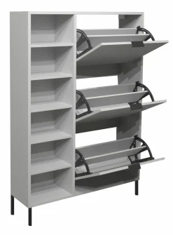 Schuhschrank grau