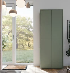 Schuhschrank grün
