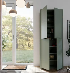 Schuhschrank grün
