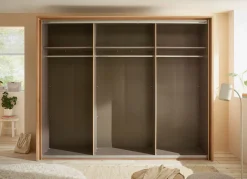 Schwebetürenschrank 2-trg. beigegrün