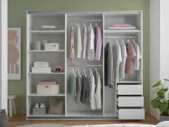 Schwebetürenschrank 3-trg. weiß