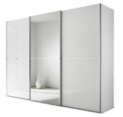 Schwebetürenschrank weiß