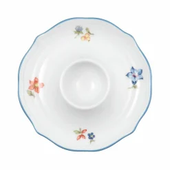 Seltmann Eierbecher mit Ablage mehrfarbig