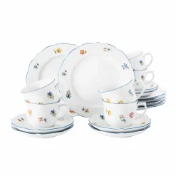 Seltmann Kaffeegeschirr 18tlg. mehrfarbig