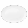 Seltmann Servierplatte oval 35x24cm schwarz