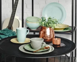 Seltmann Suppenteller rund 22,5cm grau