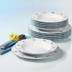 Seltmann Tafelgeschirr 12tlg. mehrfarbig