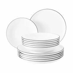 Seltmann Tafelgeschirr 12tlg. schwarz