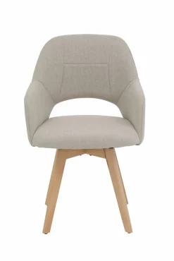 Sessel mit Armlehne drehbar beige