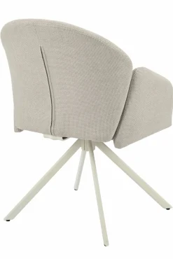 Sessel mit Armlehne drehbar beige