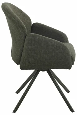 Sessel mit Armlehne drehbar grün