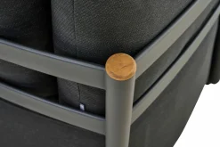 SIENA GARDEN Eckmodul schwarzgrau