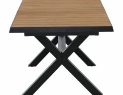 SIENA GARDEN Garten-Ausziehtisch braungrau