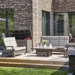 SIENA GARDEN Gartenbank grau