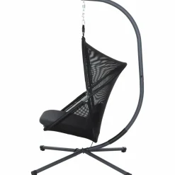 SIENA GARDEN Gartenhängesessel Set 2-tlg schwarz