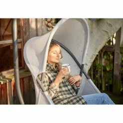 SIENA GARDEN Gartenhängesessel Set 2-tlg grau