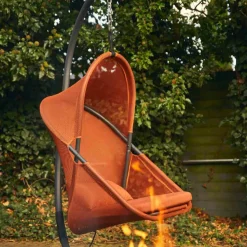 SIENA GARDEN Gartenhängesessel graurot