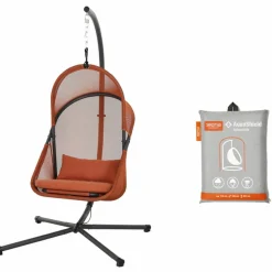 SIENA GARDEN Gartenhängesesssel Set 2-tlg rot