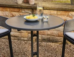 SIENA GARDEN Garten-Klapptisch rund grau